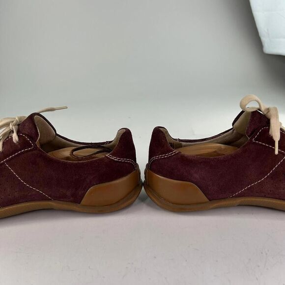 Palladium Mens Red Suede Lace Up Shoes Size 43 Oxfords Casual Driving Crepe Shoe main image 9